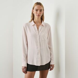 Rails Hunter Button Down Shirt in Rosewater Pink Size Medium